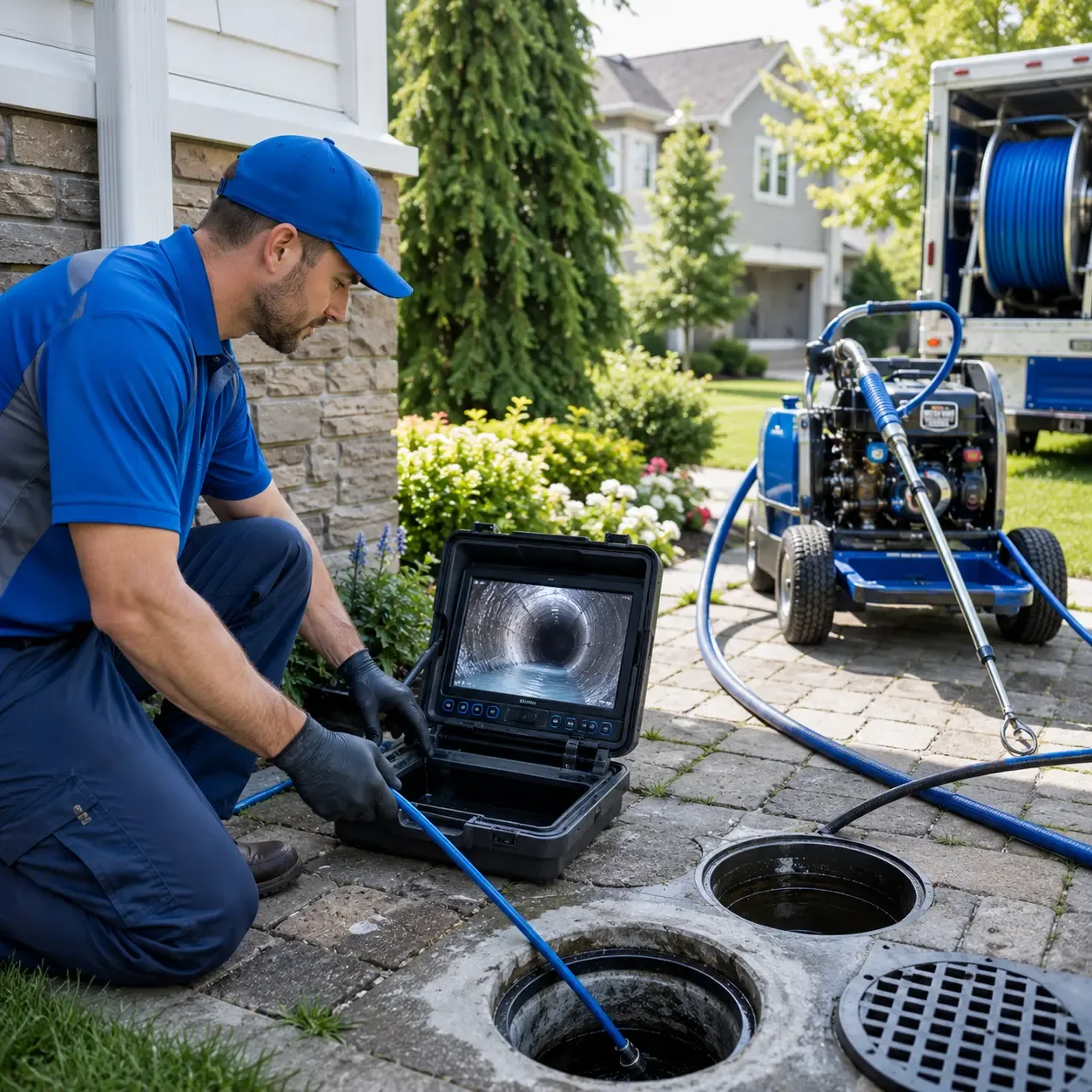 Outdoor drain cleaning professionals serving Sandisfield, MA